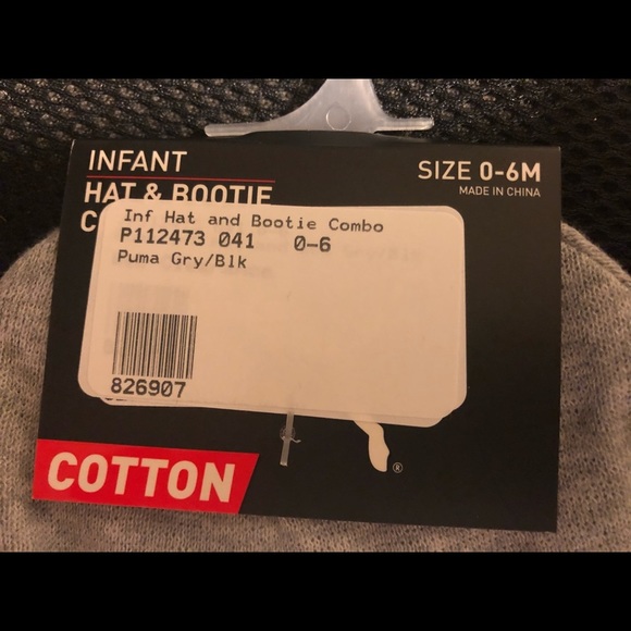 Puma Baby Newborn Hat & Booties Set (0-6m) - Picture 4 of 5